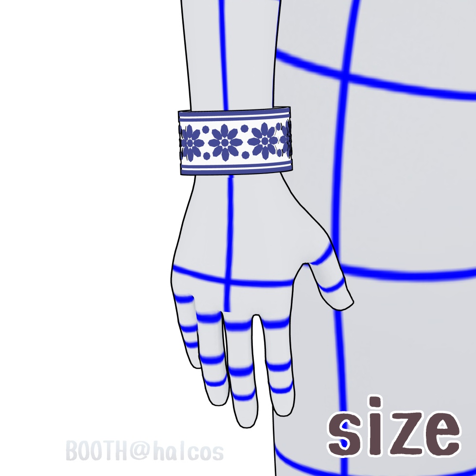 【3D】服/装飾/袖口(5種)