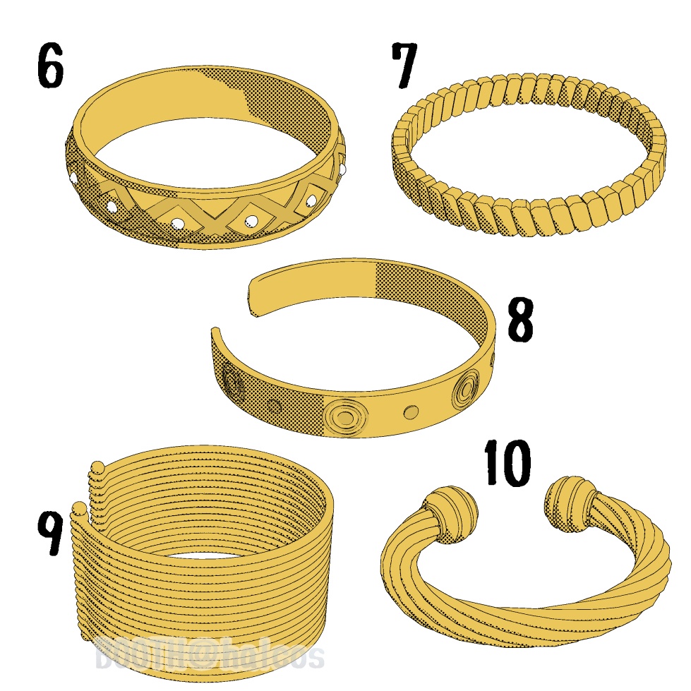 【3D】腕輪(全10種)