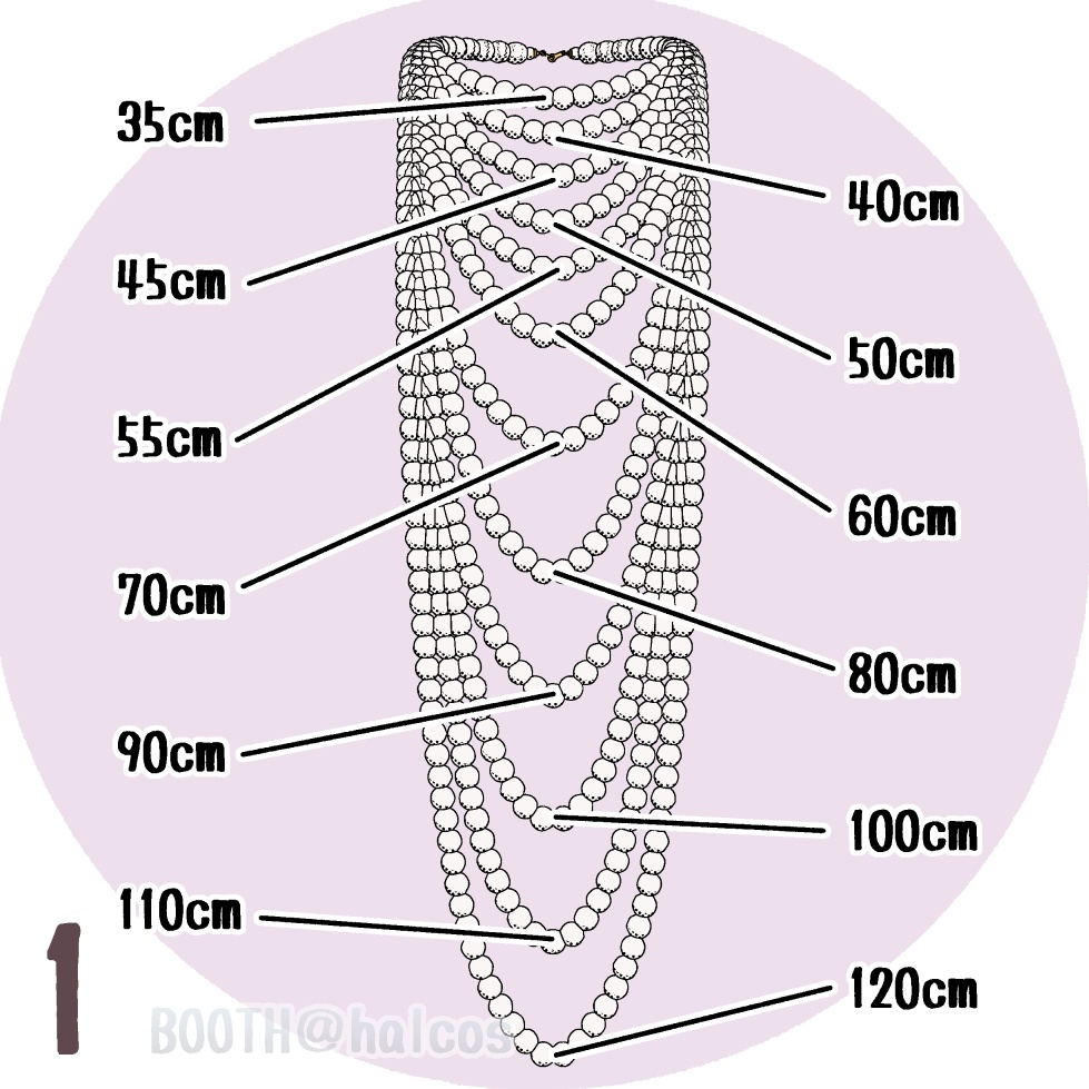 【3D】アクセサリー/ネックレス/基本形(5種)