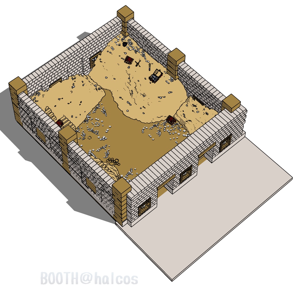 【3D】ダンジョン/地下迷宮/B:財宝部屋