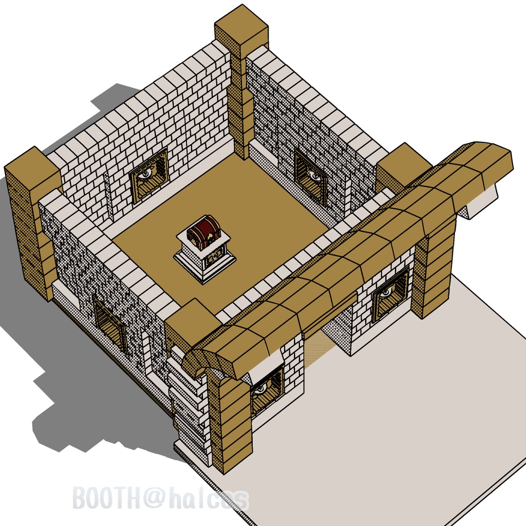 【3D】ダンジョン/地下迷宮/C:宝部屋