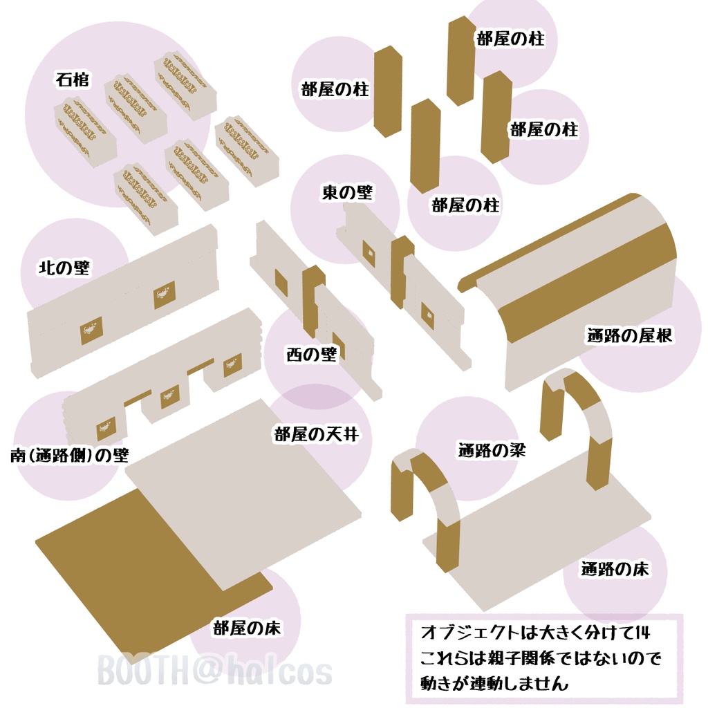 【3D】ダンジョン/地下迷宮/D:地下墓地