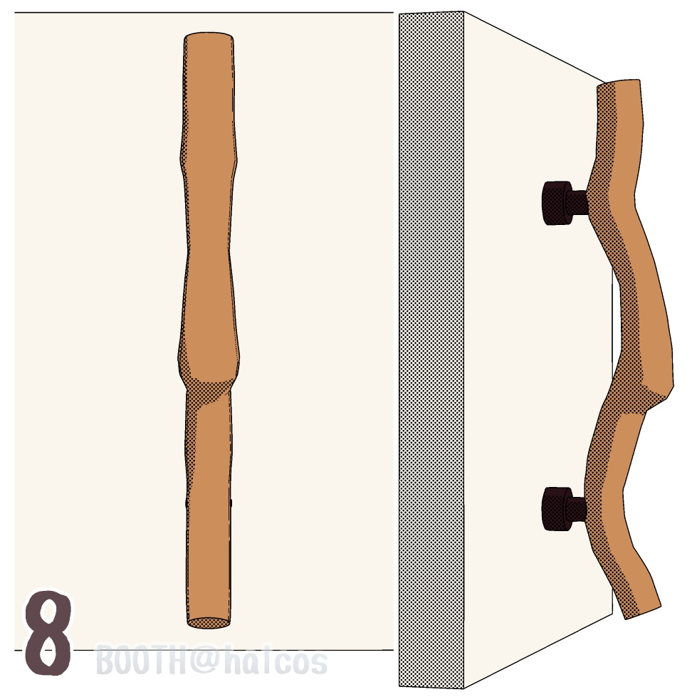 【3D】小道具/ドアノブ2(全10種)