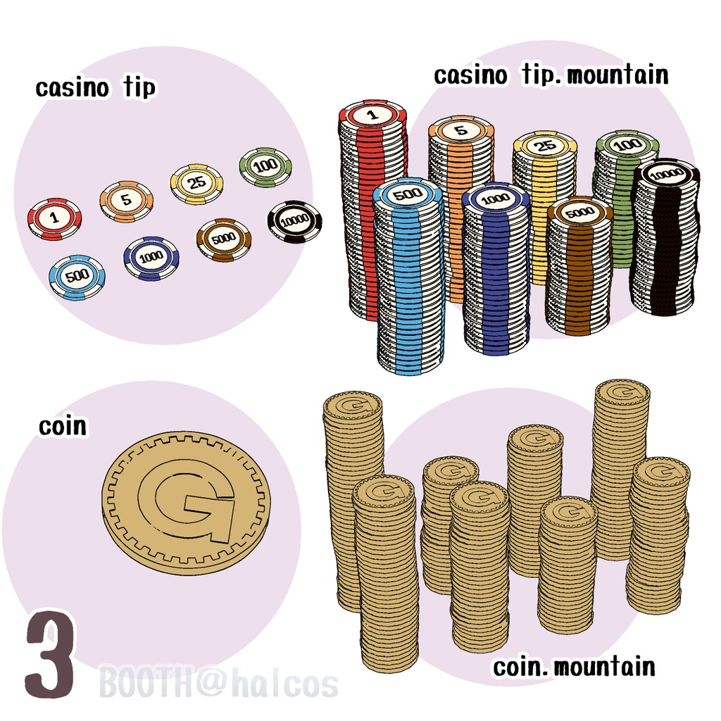 【3D】ギャンブル(11種)