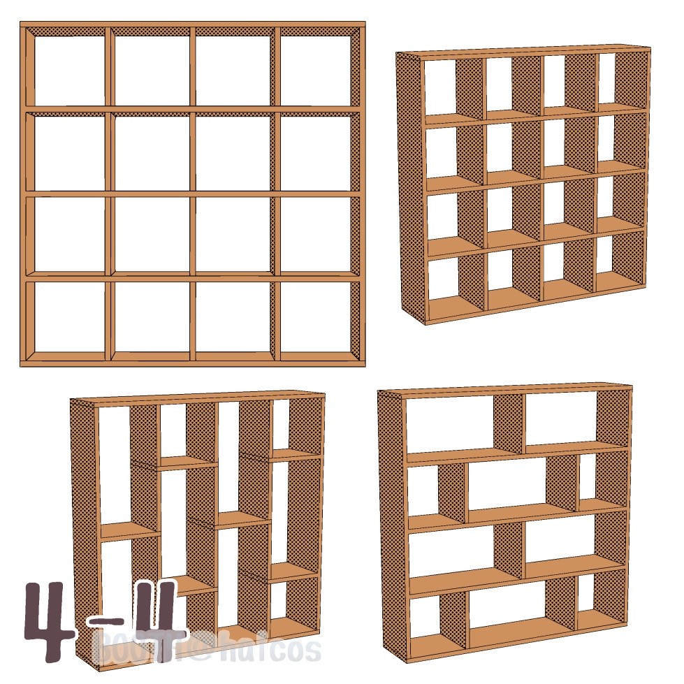 【3D】家具/棚/シンプル/〇×〇