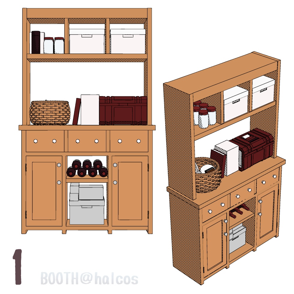 【3D】家具/キャビネット