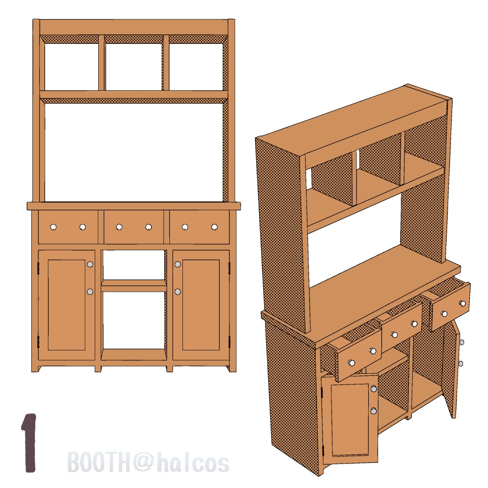 【3D】家具/キャビネット