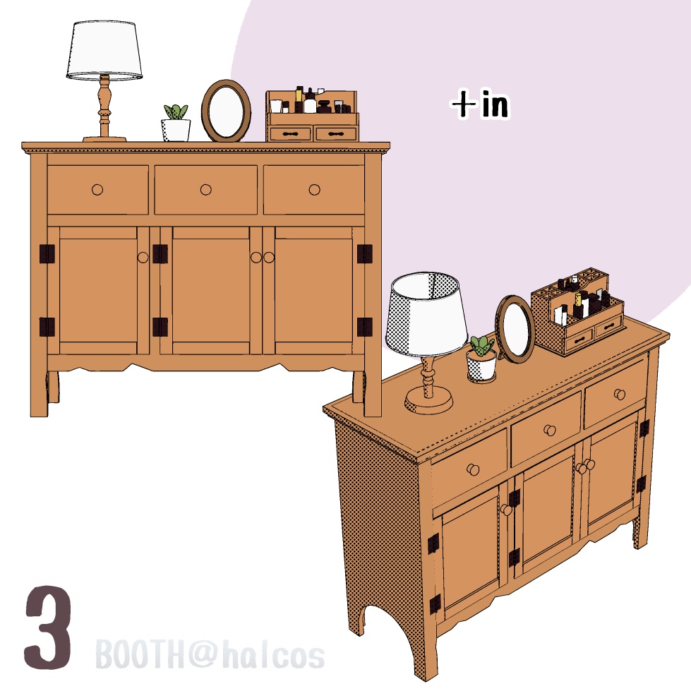 【3D】家具/キャビネット