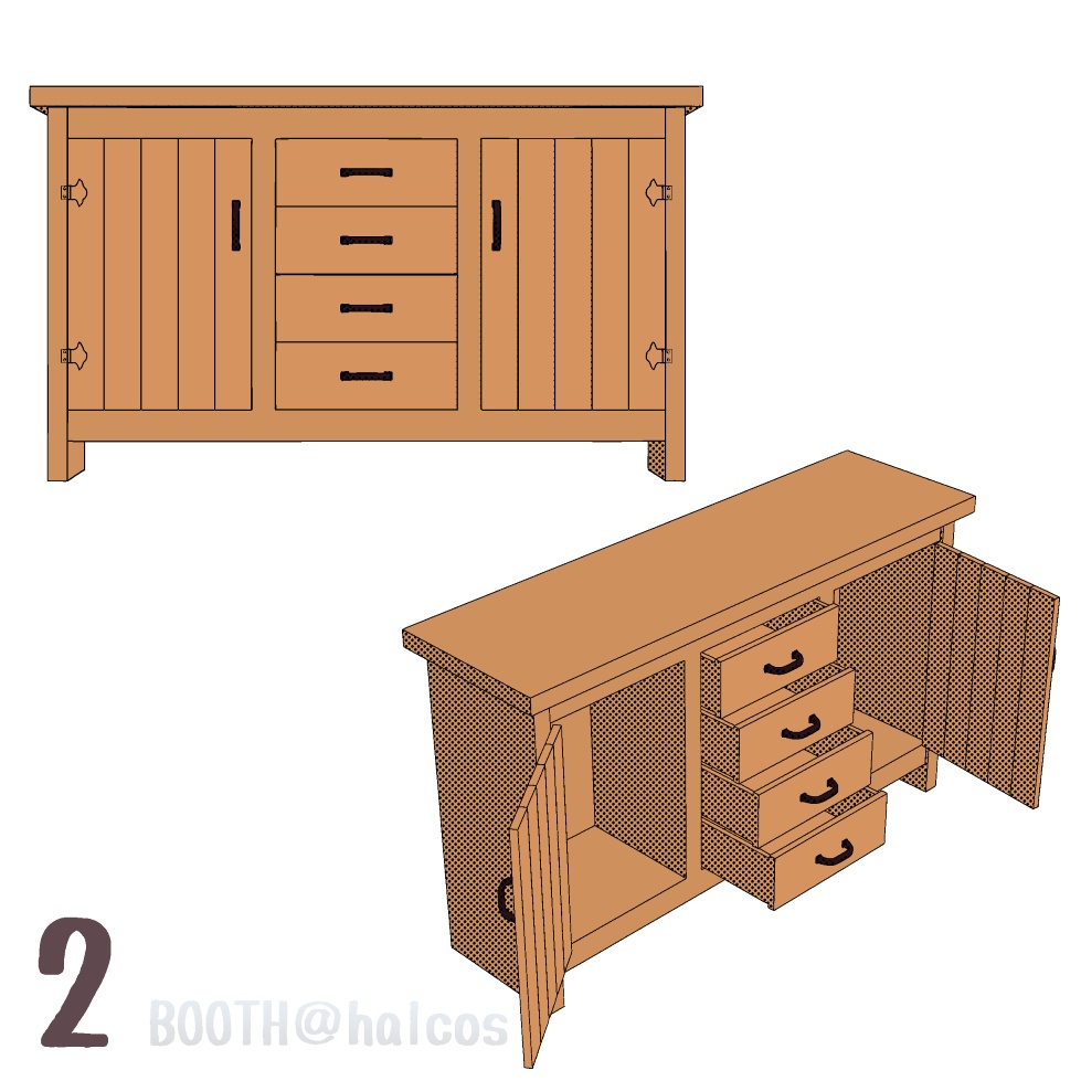 【3D】家具/キャビネット