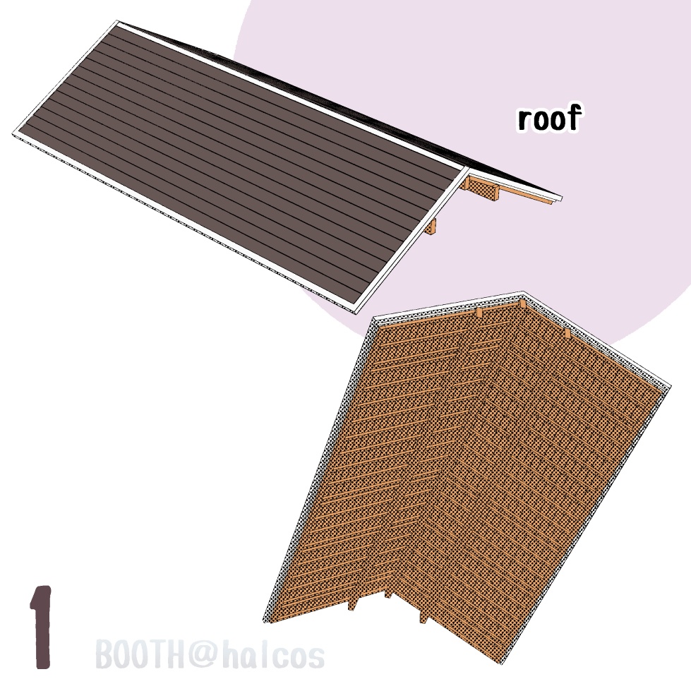 【3D】舞台/ログハウス