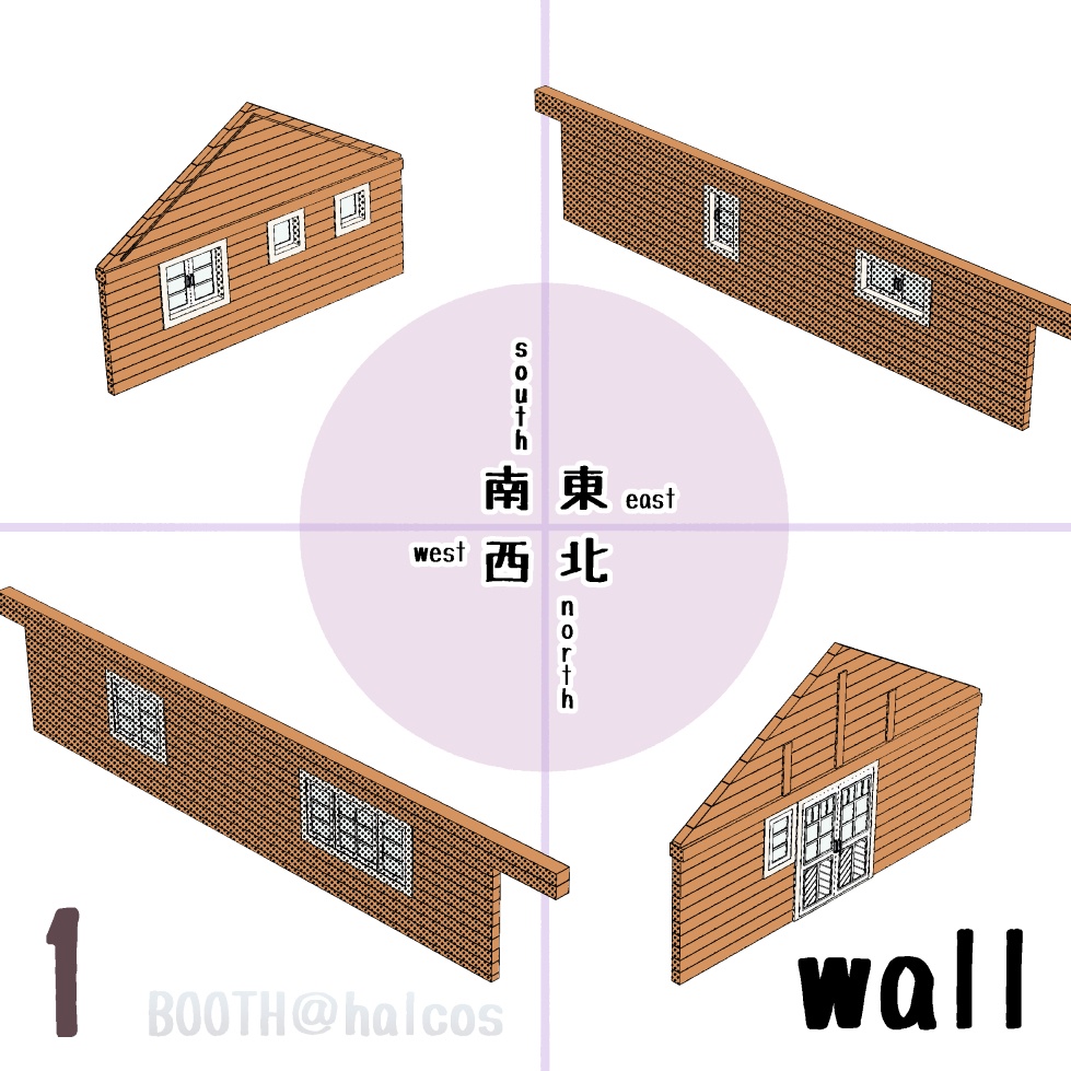 【3D】舞台/ログハウス
