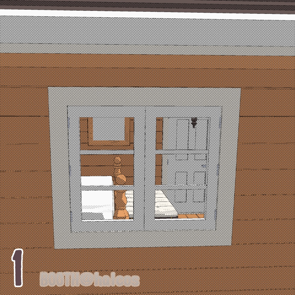 【3D】舞台/寝室/ログハウス