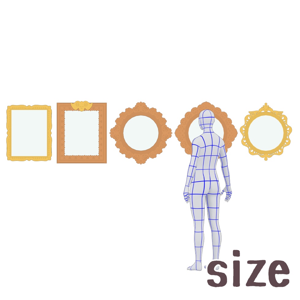 【3D】家具/額縁6-10