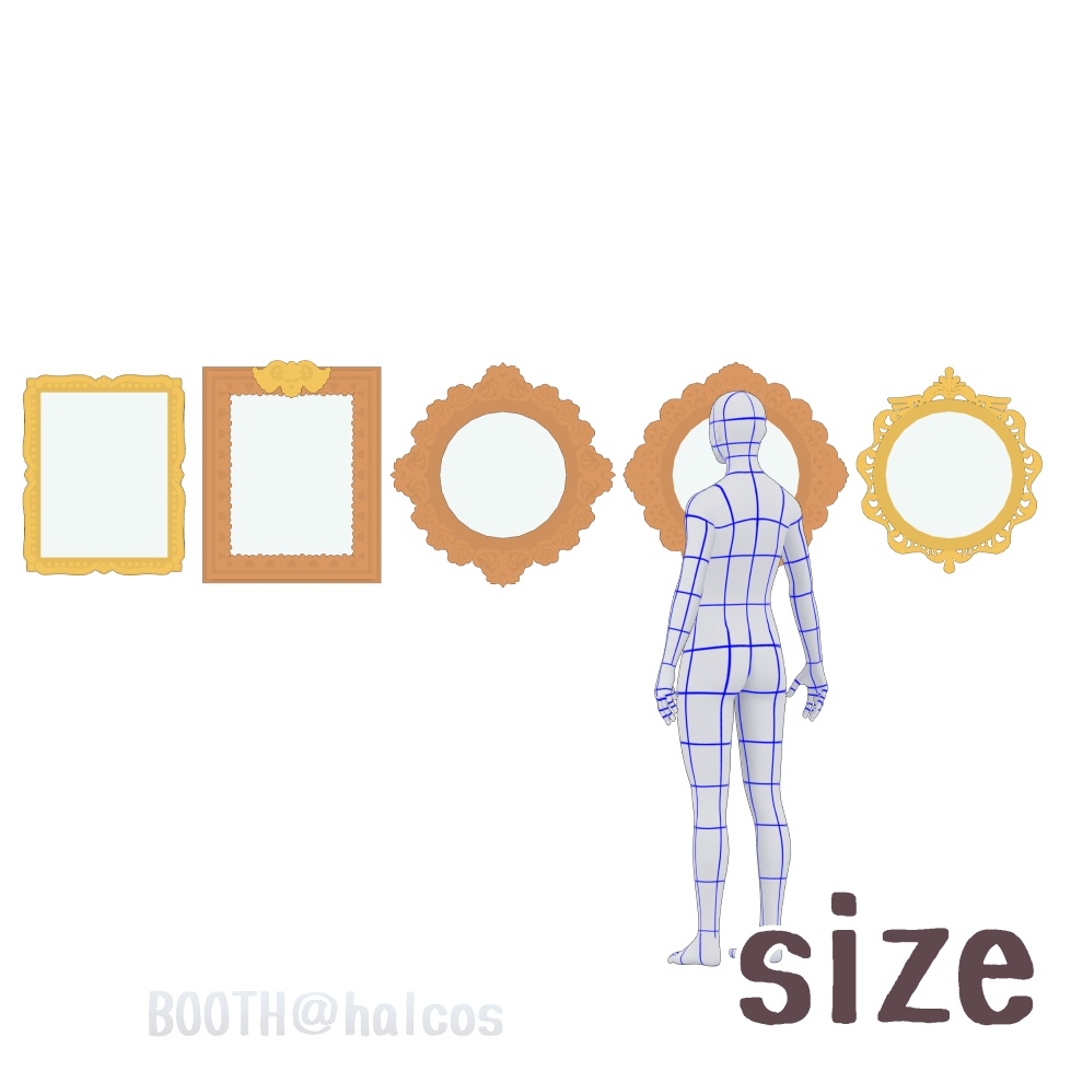 【3D】家具/額縁6-10