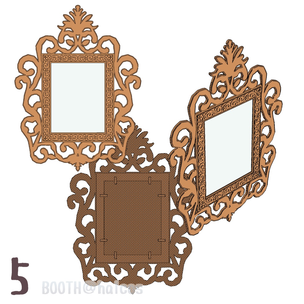 【3D】家具/額縁11-15