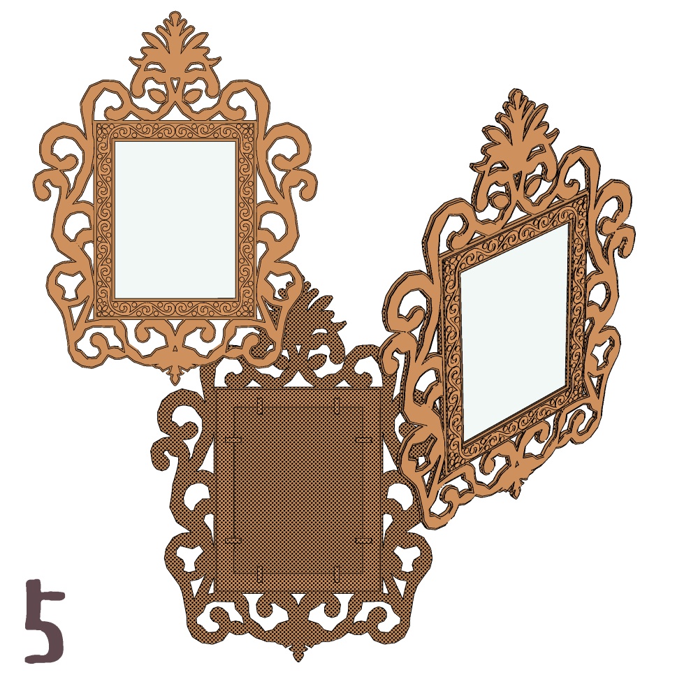 【3D】家具/額縁11-15