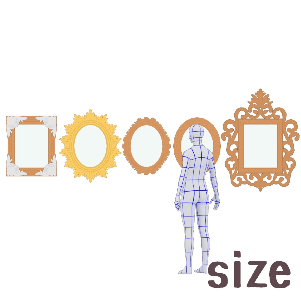 【3D】家具/額縁11-15