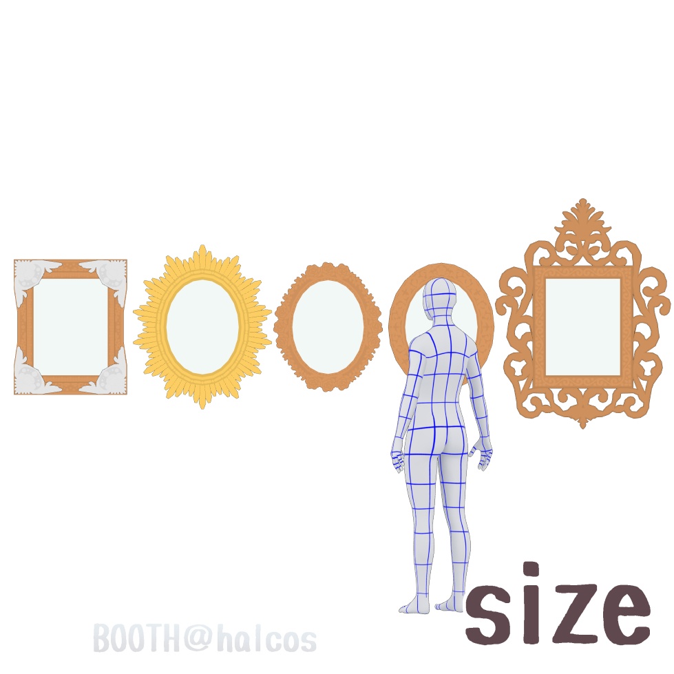 【3D】家具/額縁11-15