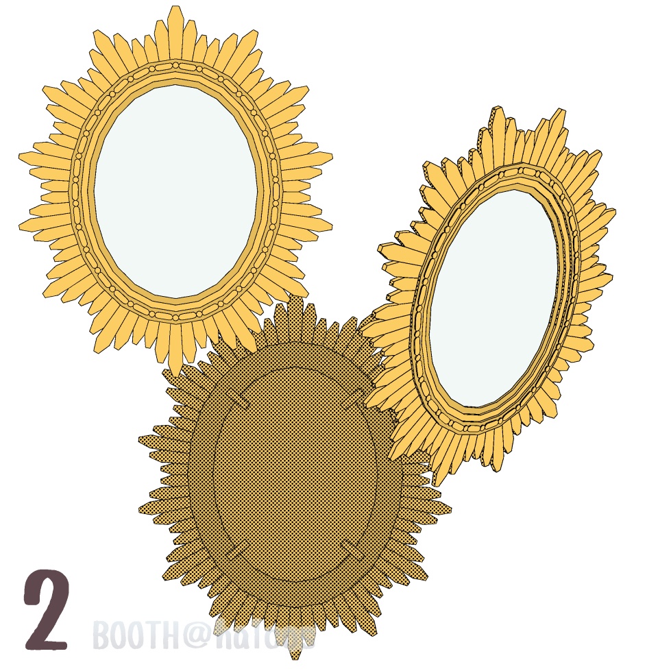 【3D】家具/額縁11-15