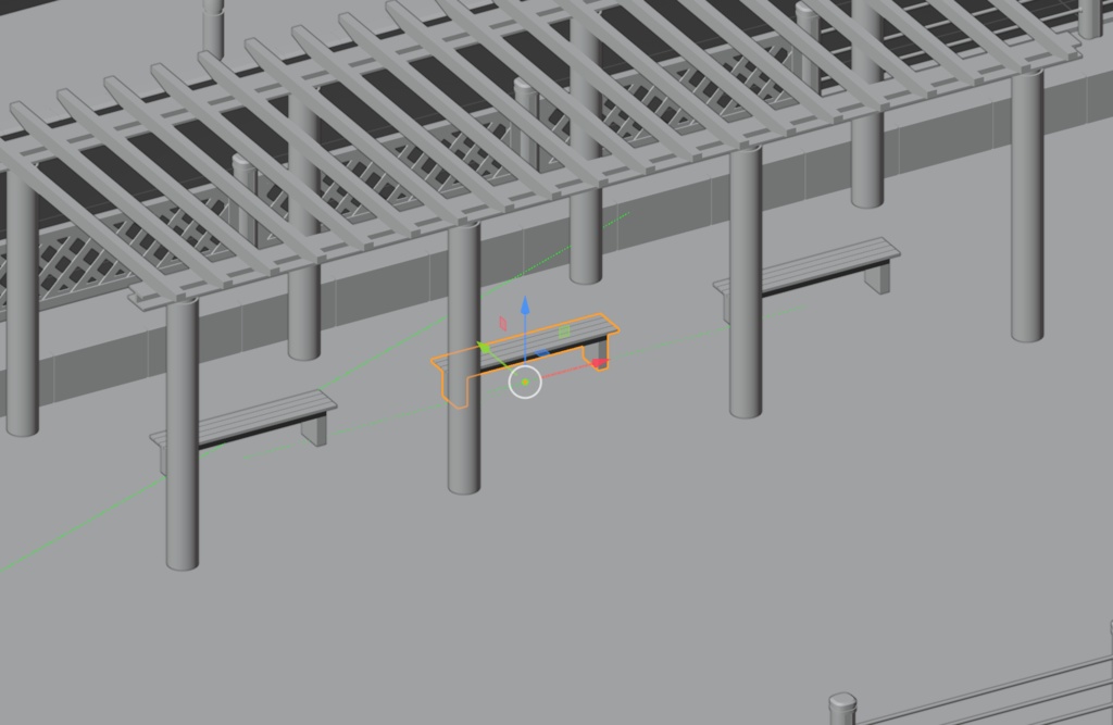 3D - 遊歩道 (FBX)