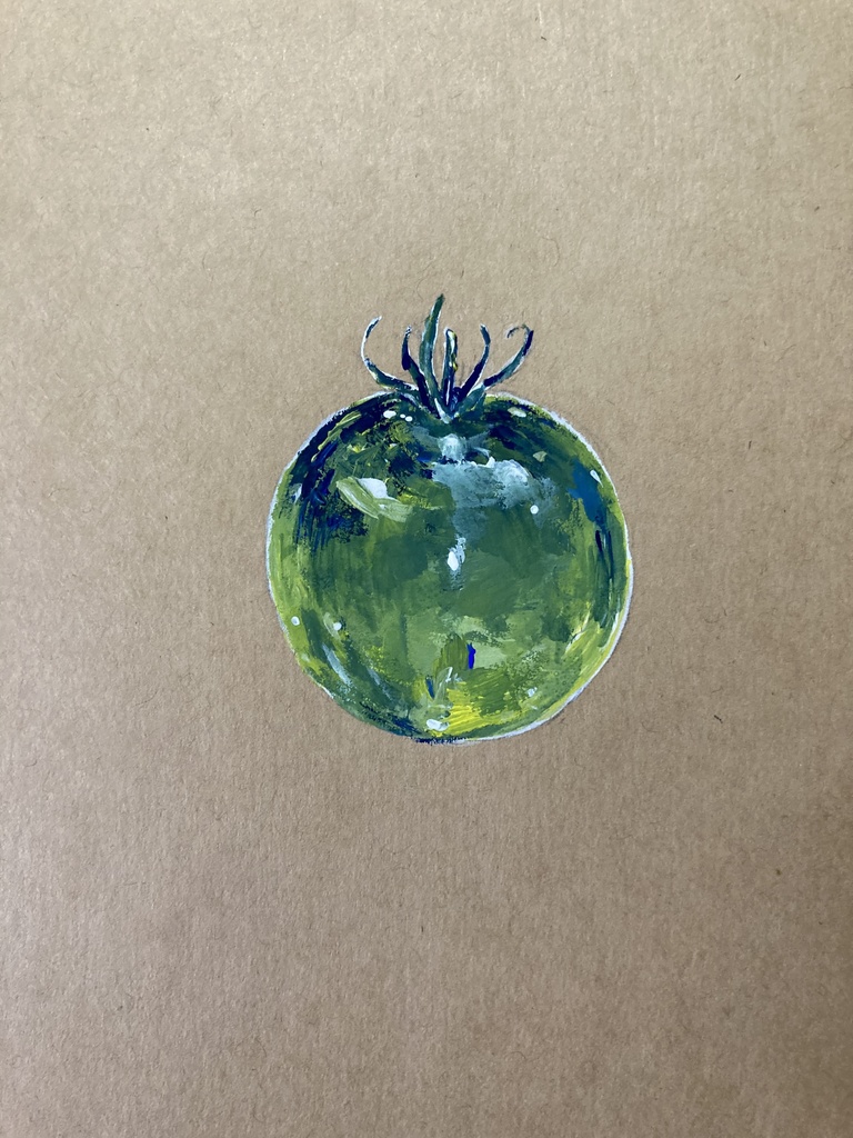 熟れてないトマト(原画)