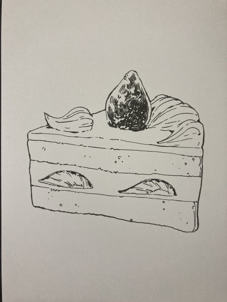 ショートケーキ　(原画)