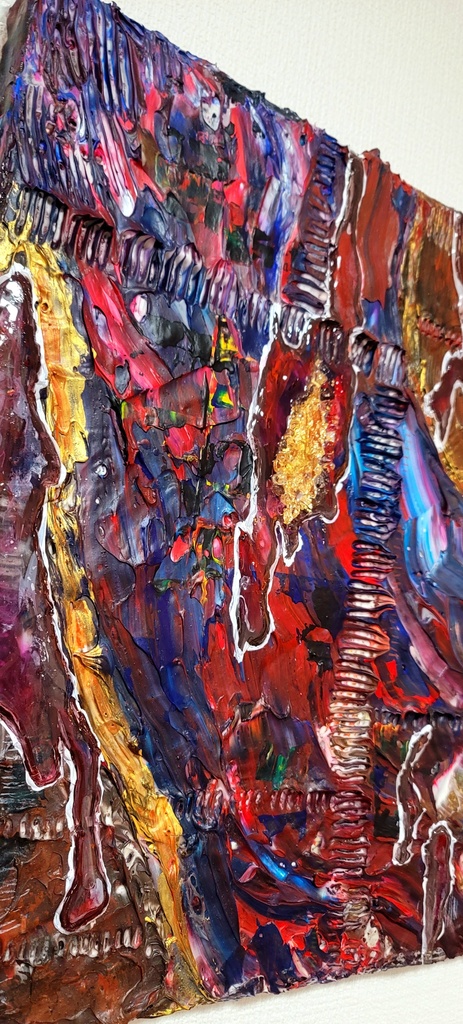 テクスチャアート/一点物原画「かみさま」