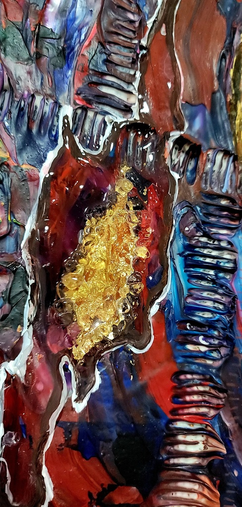 テクスチャアート/一点物原画「かみさま」