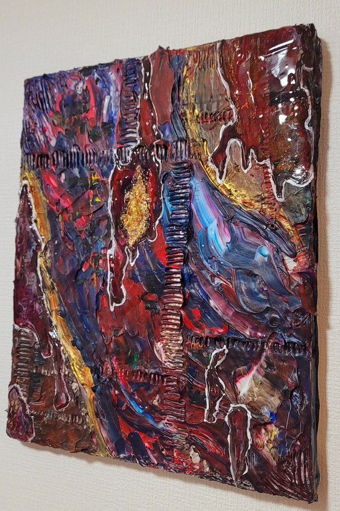 テクスチャアート/一点物原画「かみさま」