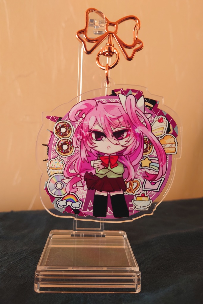 【受注】高校生創作+死神ちゃんアクリルキーホルダー