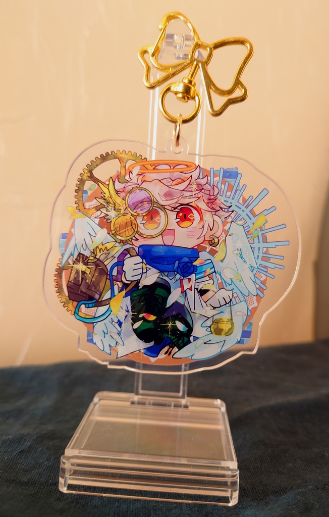 【受注】高校生創作+死神ちゃんアクリルキーホルダー