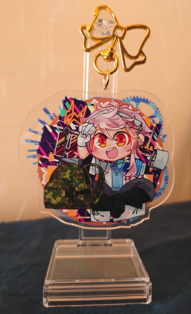 【受注】高校生創作+死神ちゃんアクリルキーホルダー