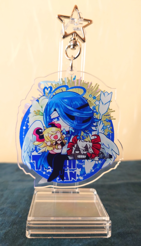 【受注】天使悪魔創作アクリルキーホルダー