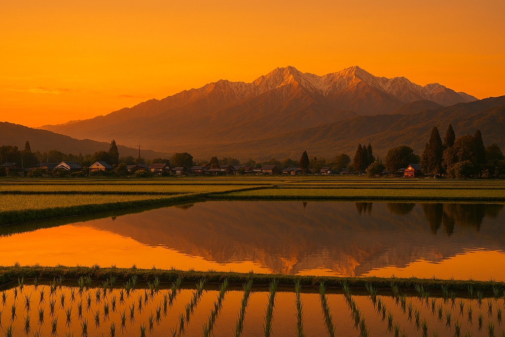 夕暮れ～田園風景～