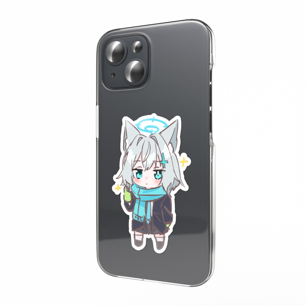 ブルアカ 落書き風ステッカー(シロコ)