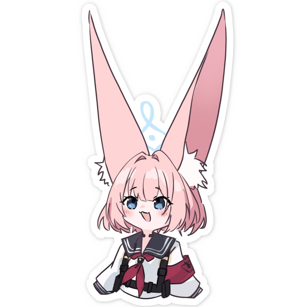 ブルアカ 落書き風ステッカー(ニコ)