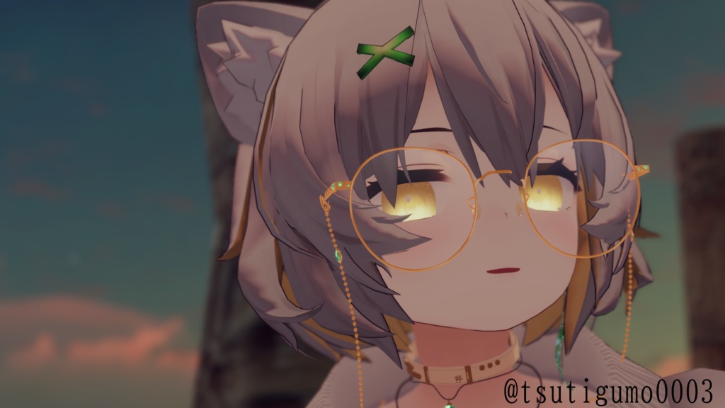 チェーン付き眼鏡(無料版あり)