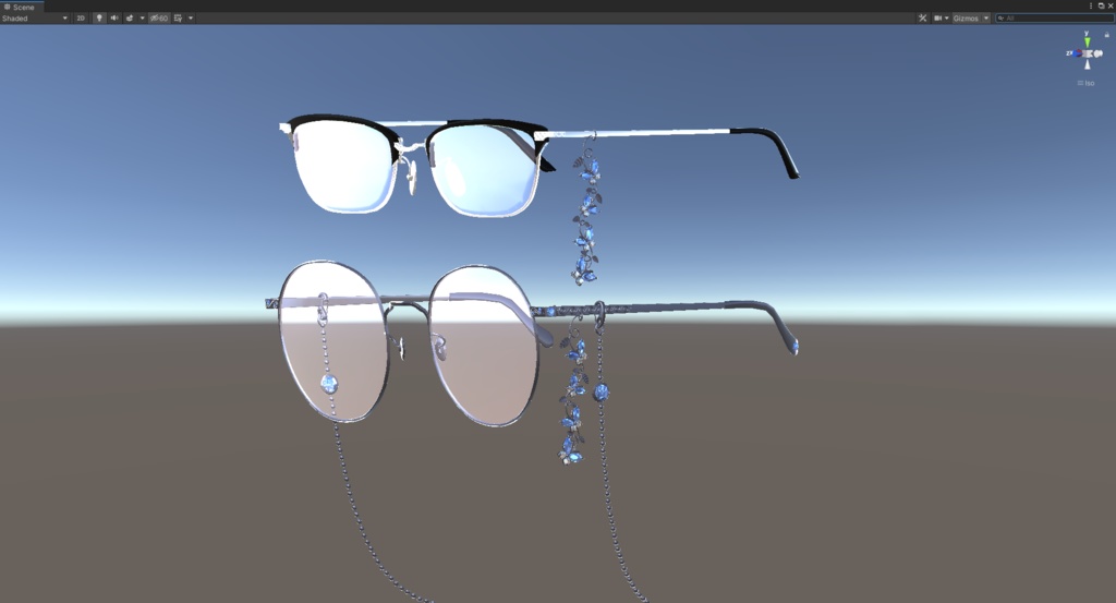 蝶のイヤリング