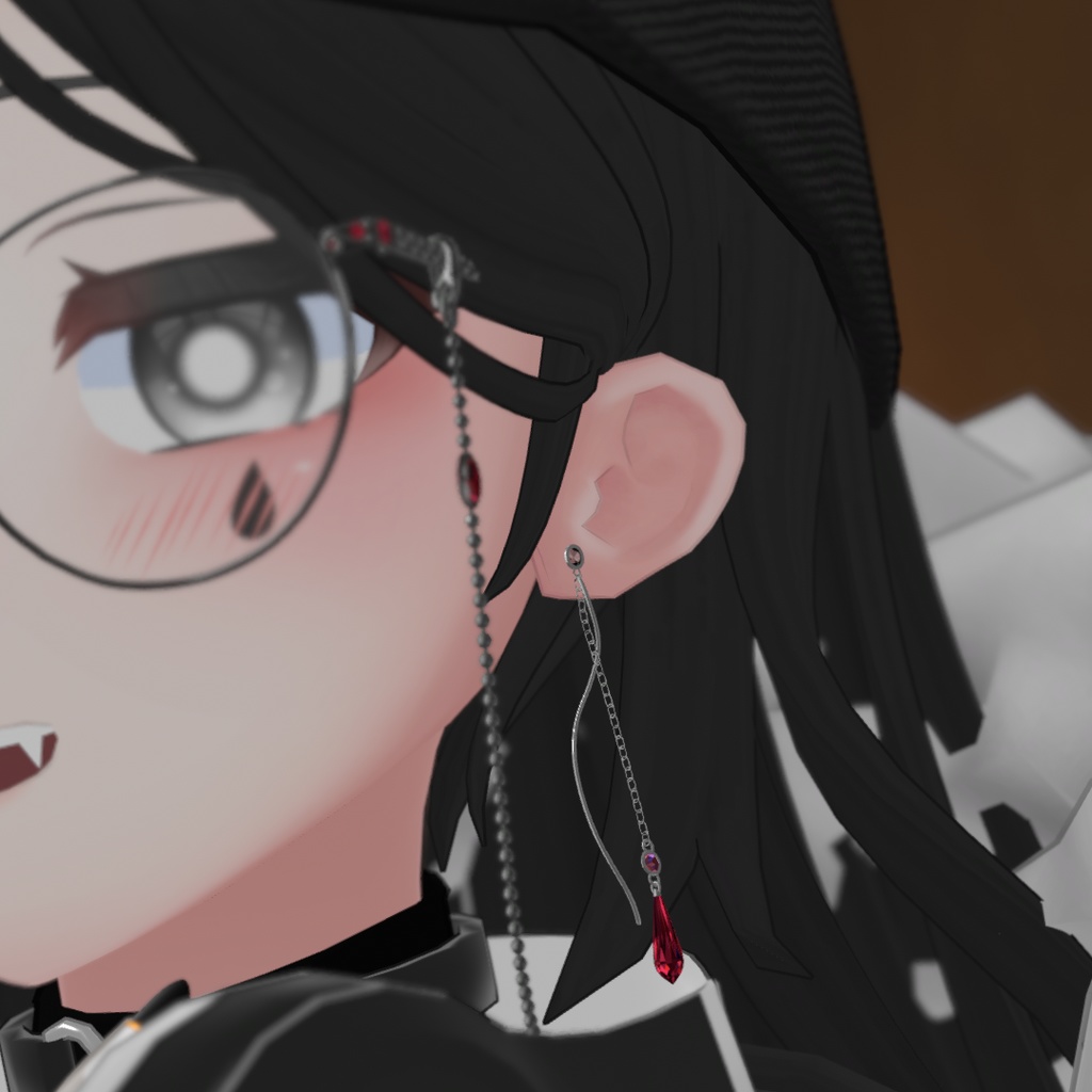 【PB対応】チェーンのイヤリング