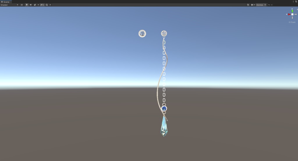 【PB対応】チェーンのイヤリング