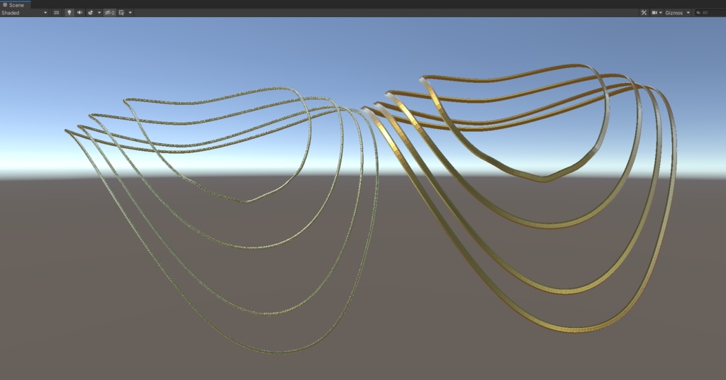 スネークチェーンのネックレス