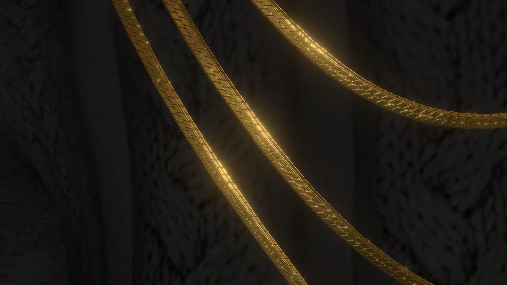 スネークチェーンのネックレス