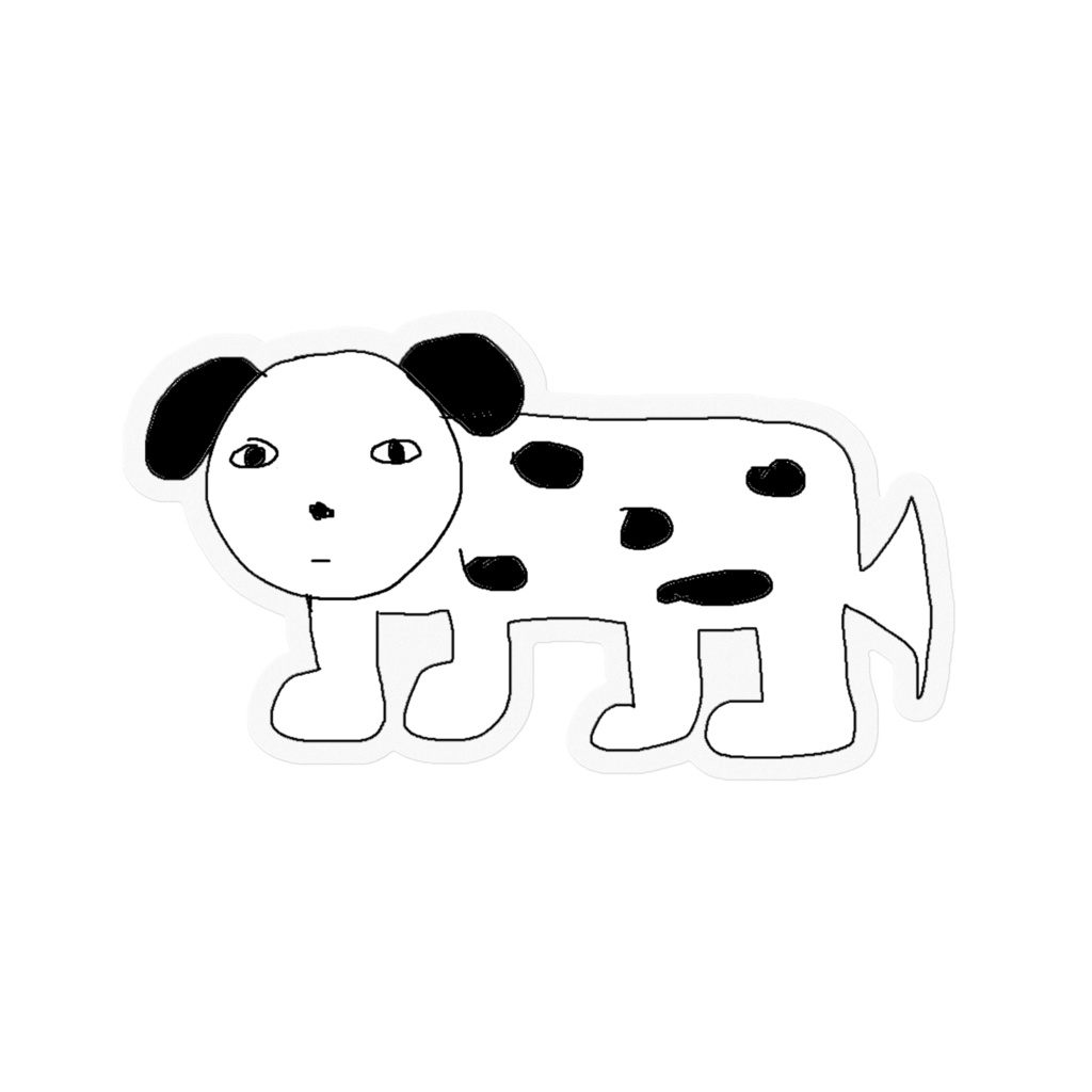 いぬのステッカー