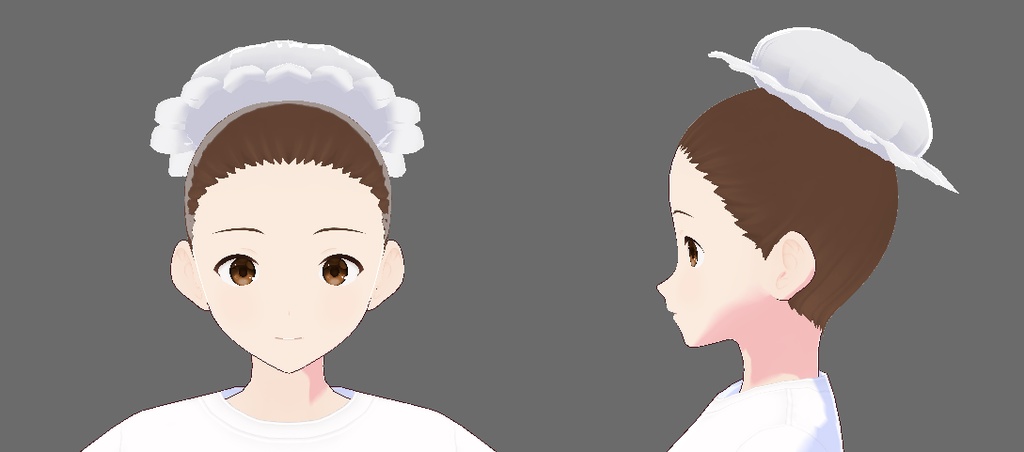 VRoidStudio正式版 メイドさんの帽子