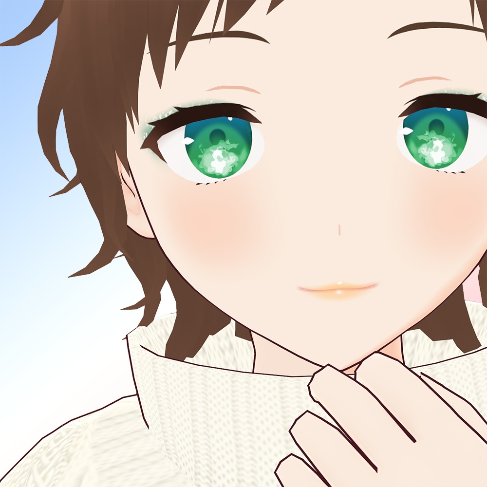 デフォルトスキンテクスチャ想定メイクセット #VRoid