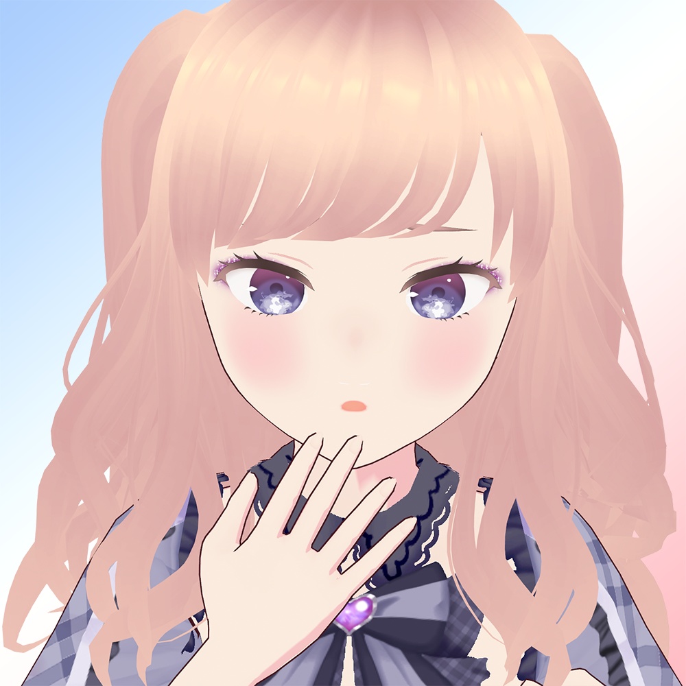 デフォルトスキンテクスチャ想定メイクセット #VRoid