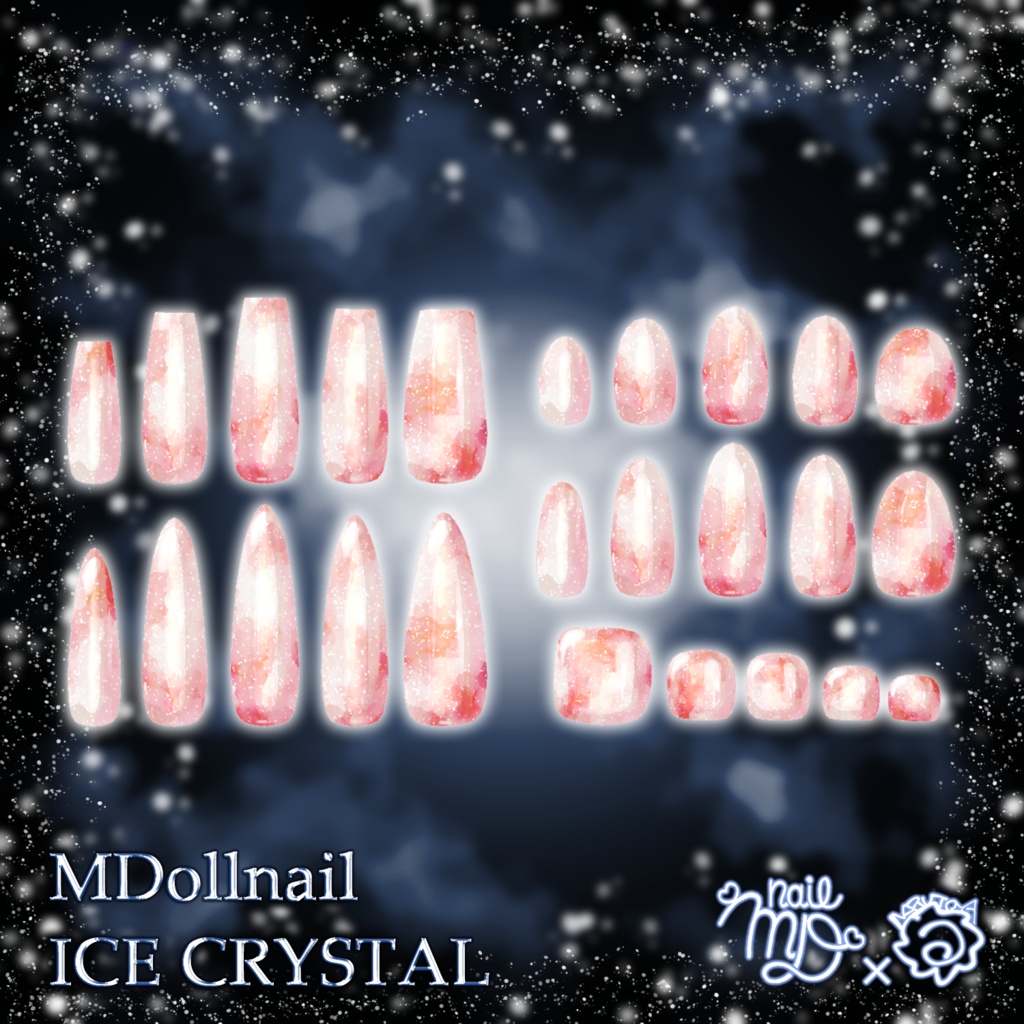 【MDollnail】ICE CRYSTAL【マテリアル】