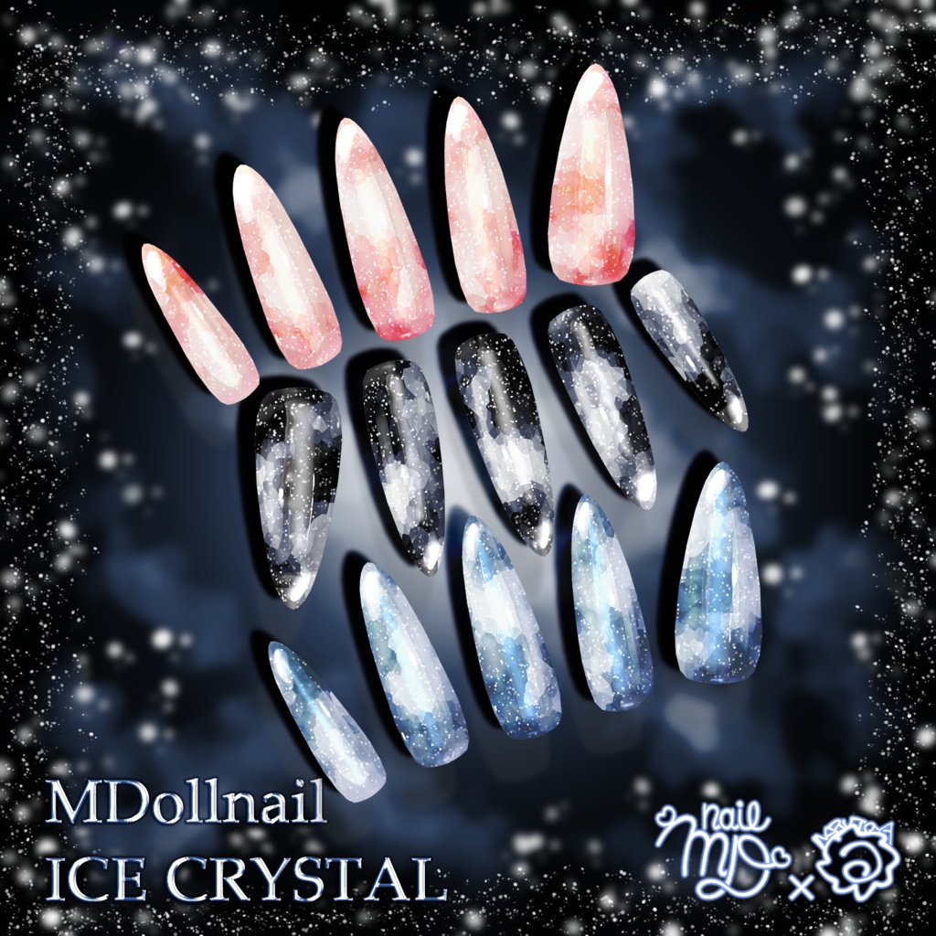 【MDollnail】ICE CRYSTAL【マテリアル】