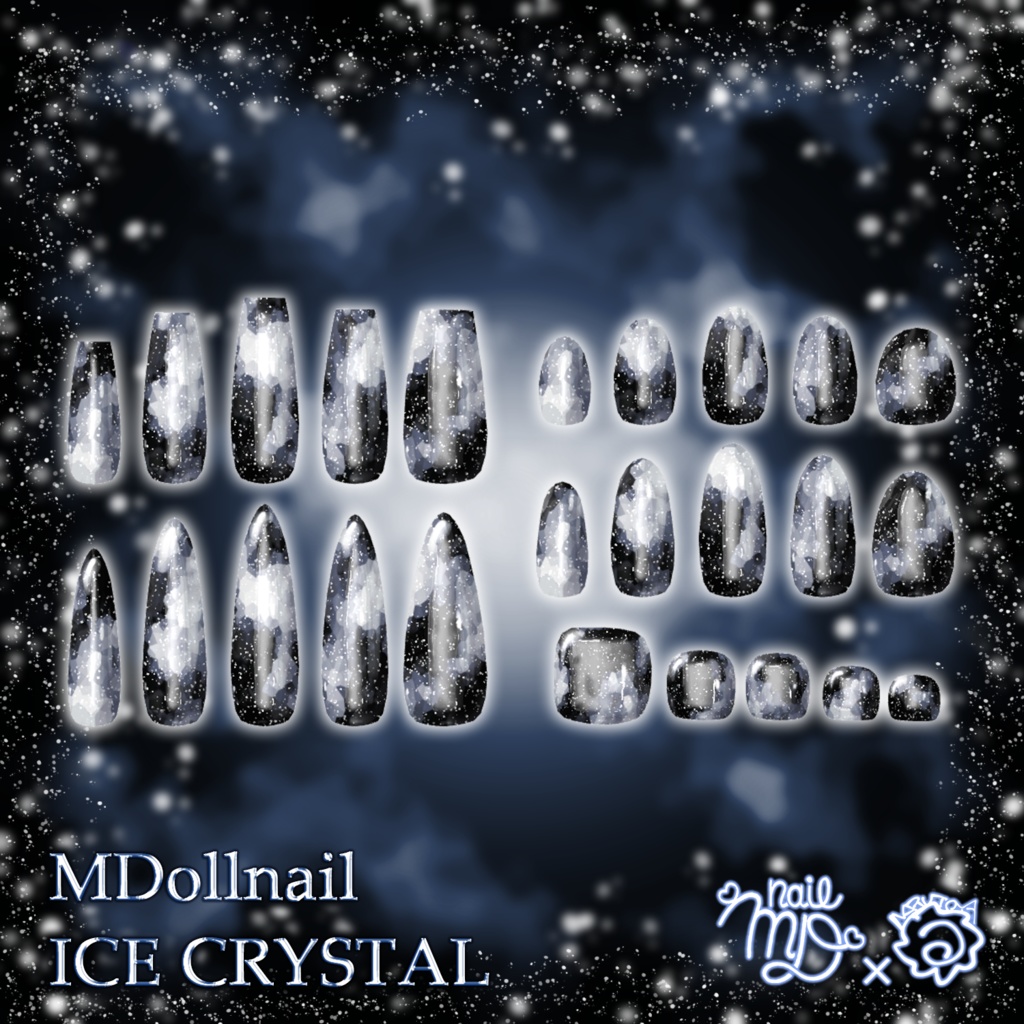 【MDollnail】ICE CRYSTAL【マテリアル】