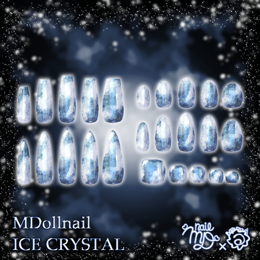 【MDollnail】ICE CRYSTAL【マテリアル】